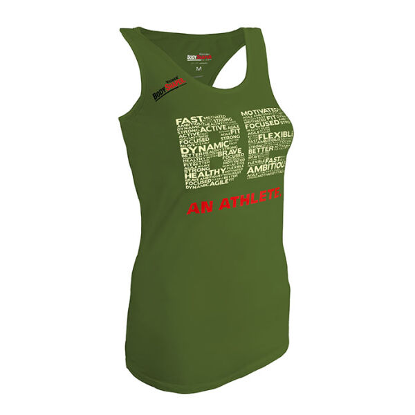 Be an Athlete Tank-Top Women Größe L Navy-Green