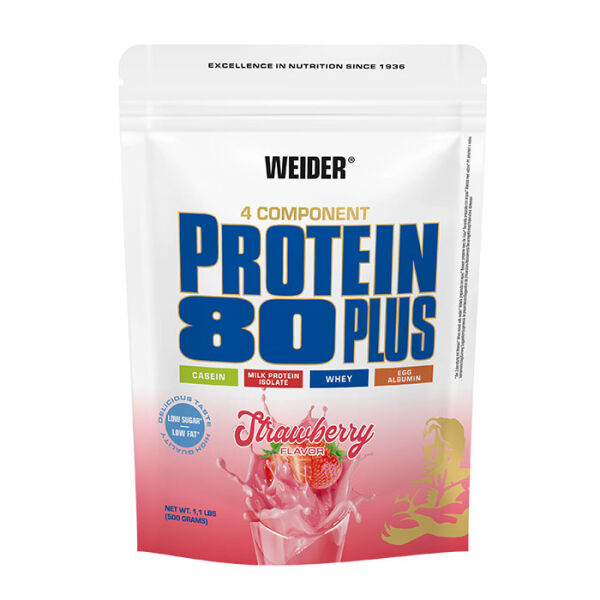 Weider Protein 80 Plus 500 g Standbeutel Erdbeere