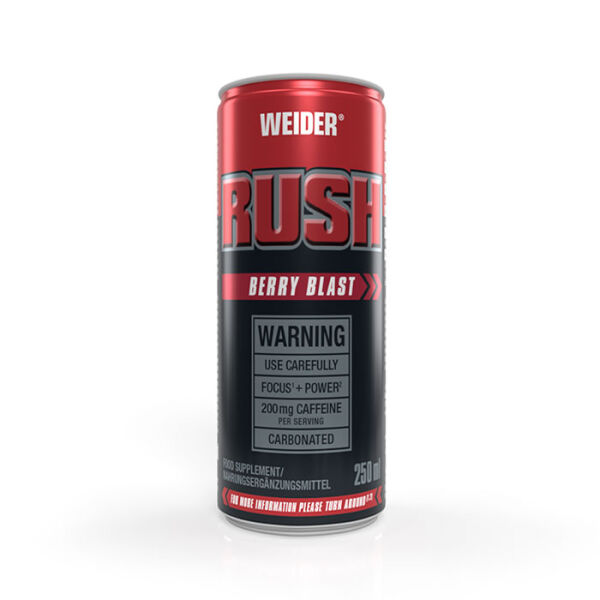 Weider Rush RTD zzgl. Pfand Rote Beeren / 250 ml Dose