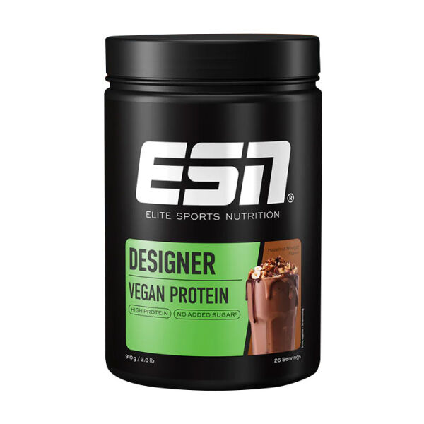 ESN VEGAN Designer Protein Hazelnut Nougat 910 g Dose