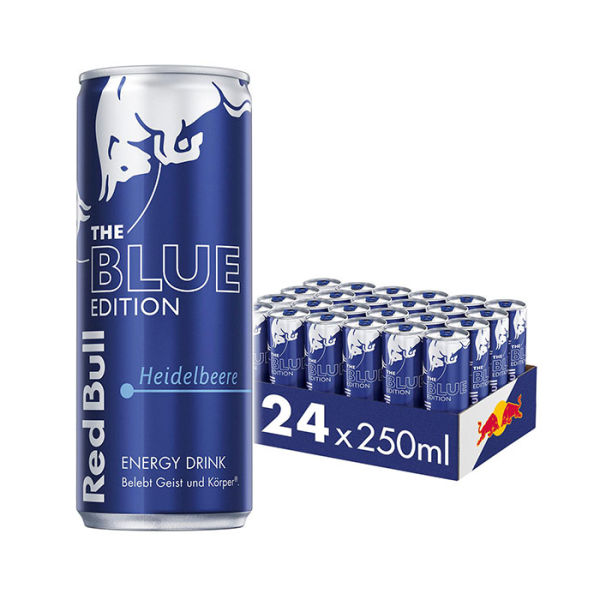 Red Bull Energy Drink zzgl. Pfand Heidelbeere (Blue Edition) / 250 ml Dose