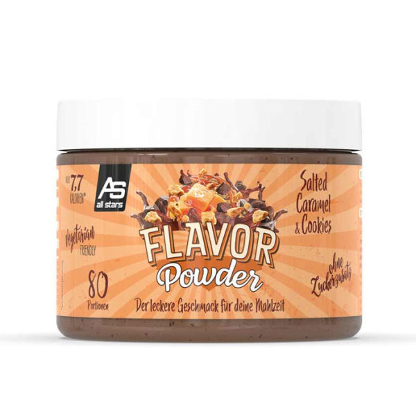All Stars Flavor Powder 240 g Dose Salted Caramel & Cookies