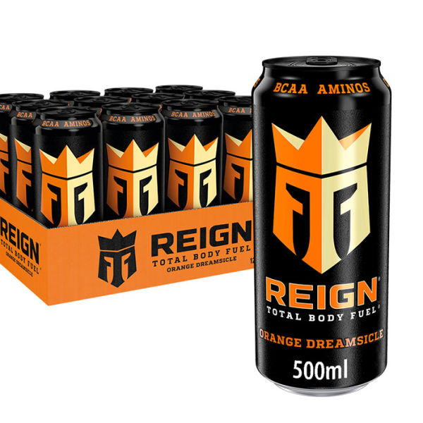 Reign Total Body Fuel Energy Drink zzgl. Pfand | 12 x 500 ml Orange Dreamsicle (Tray)