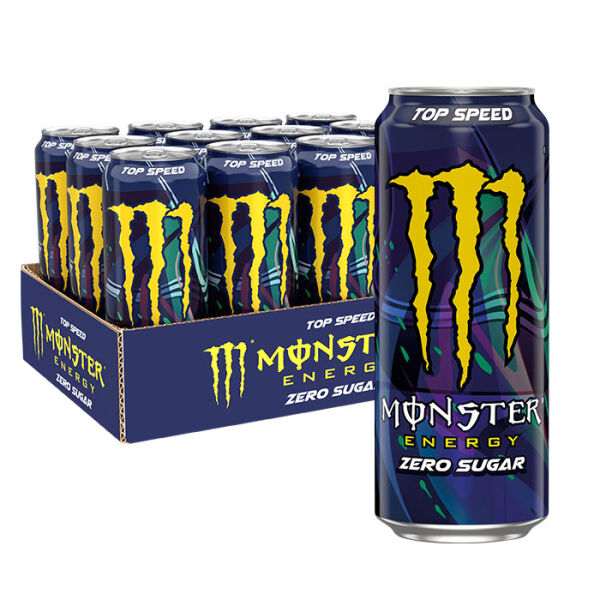 Monster Energy zzgl. Pfand 0,5 l Dose Top Speed ZERO SUGAR