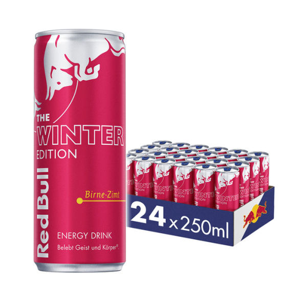 Red Bull Energy Drink zzgl. Pfand Birne-Zimt (Winter Edition 2023) / 250 ml Dose
