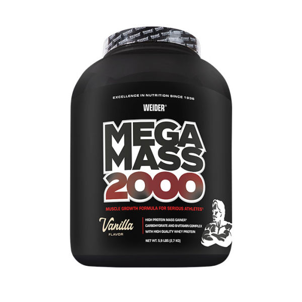 Weider Mega Mass® 2000 2,7 kg Dose Vanille