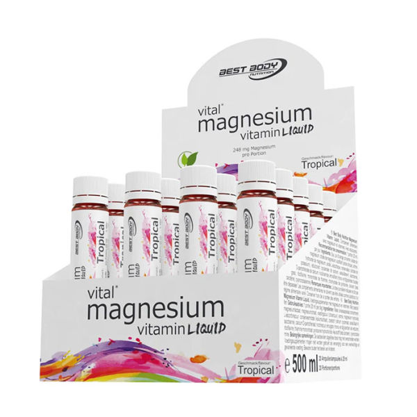 Best Body Magnesium Vitamin Ampullen - Tropical - 20 x 25 ml