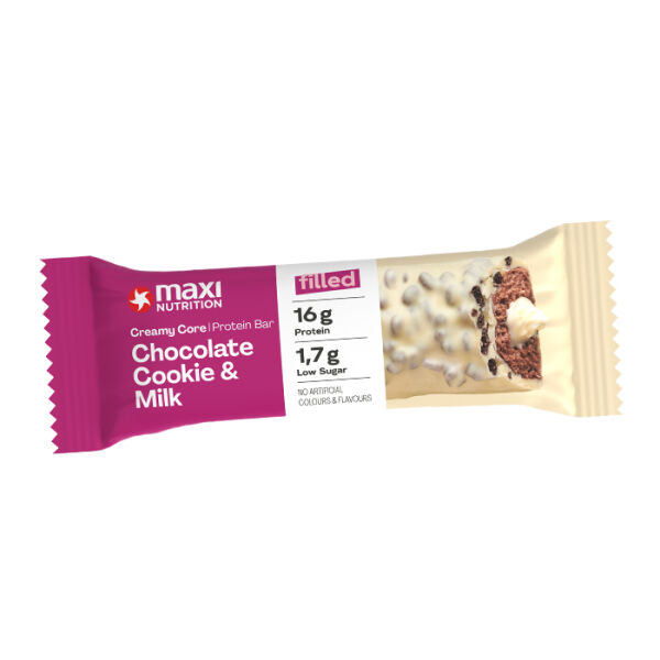 MaxiNutrition Creamy Core 45g Bar Chocolate Cookie & Milk