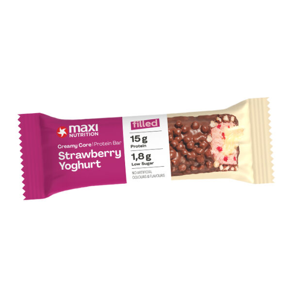 MaxiNutrition Creamy Core 45g Bar Strawberry Yoghurt