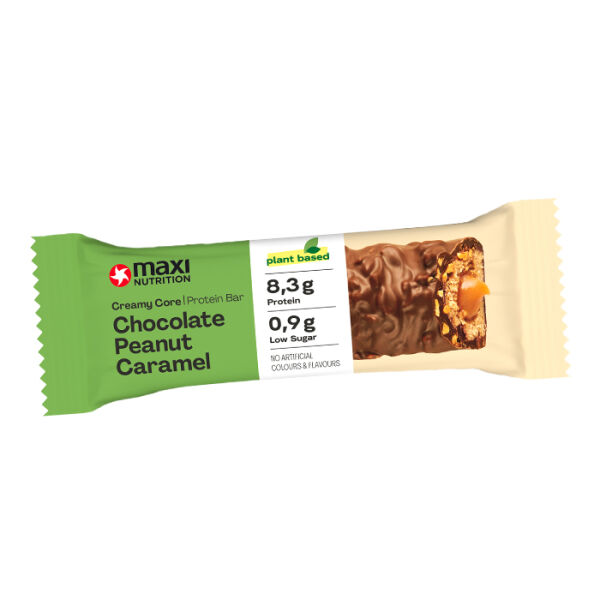 MaxiNutrition VEGAN Creamy Core 45g Bar - Chocolate Peanut Caramel