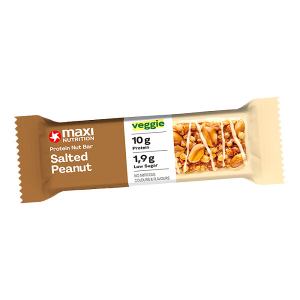 MaxiNutrition Protein Nut Bar 46g Salted Peanut - vegetarisch