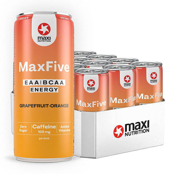 MaxiNutrition EAA / BCAA Energy Drink zzgl. Pfand 330 ml Grapefruit-Orange - koffeinhaltig