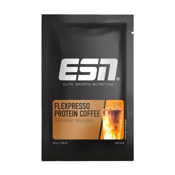 ESN FLEXPRESSO Protein Coffee 30g Probierbeutel Caramel Flavor