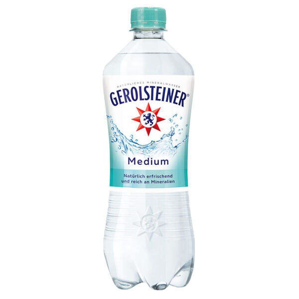 Gerolsteiner Mineralwasser zzgl. Pfand Medium 0,75 l Flasche