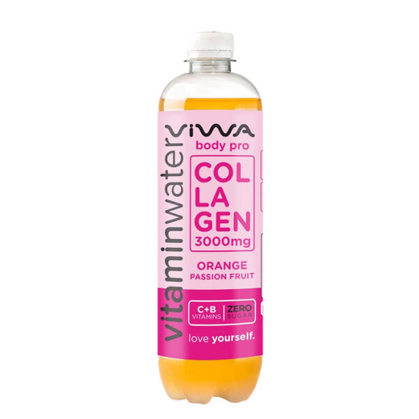VIWA Vitaminwater 600 ml Collagen / Orange-Passion Fruit