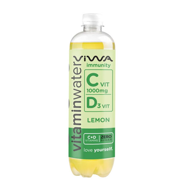 VIWA Vitaminwater 600 ml Vitamin C+D3 /Lemon