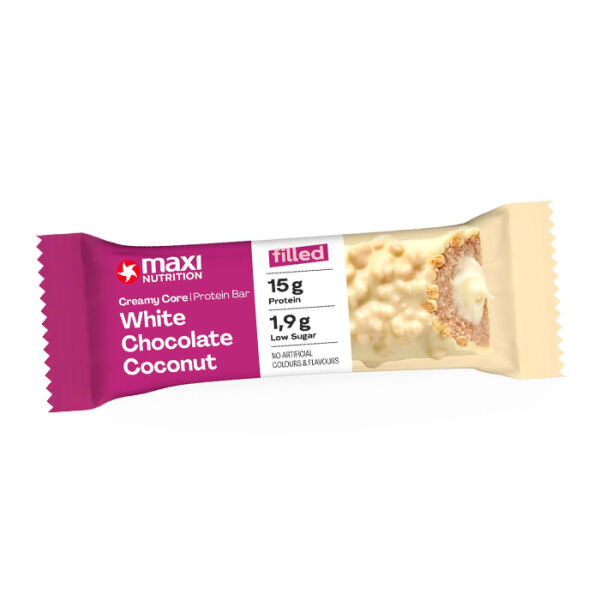 MaxiNutrition Creamy Core 45g Bar White Chocolate Coconut