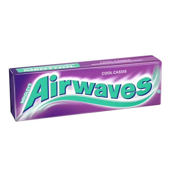 AIRWAVES Cool Cassis, zuckerfreier Kaugummi, 10 Dragees