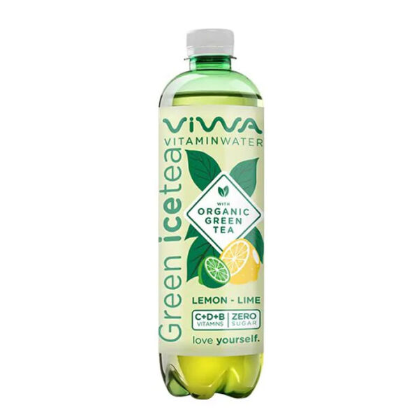 VIWA Vitaminwater 600 ml Green IceTea Vitamins C+D+B / Lemon-Lime