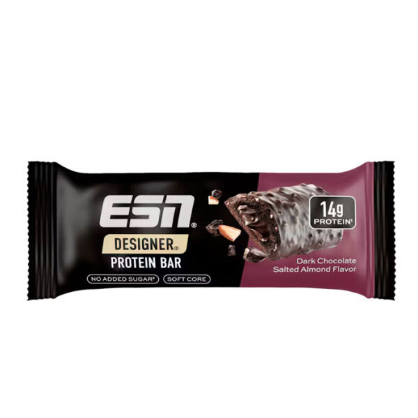 ESN Designer Bar 45 g Dark Chocolate Salted Almond