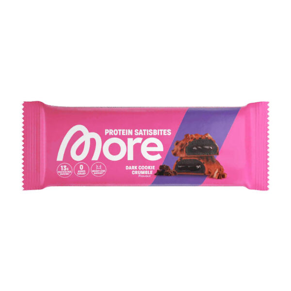More Nutrition Protein Satisbites 50 g | 2 Bites Dark Cookie Crumble