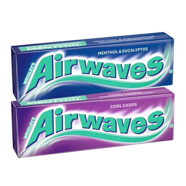 AIRWAVES Cool, zuckerfreier Kaugummi, 10 Dragees