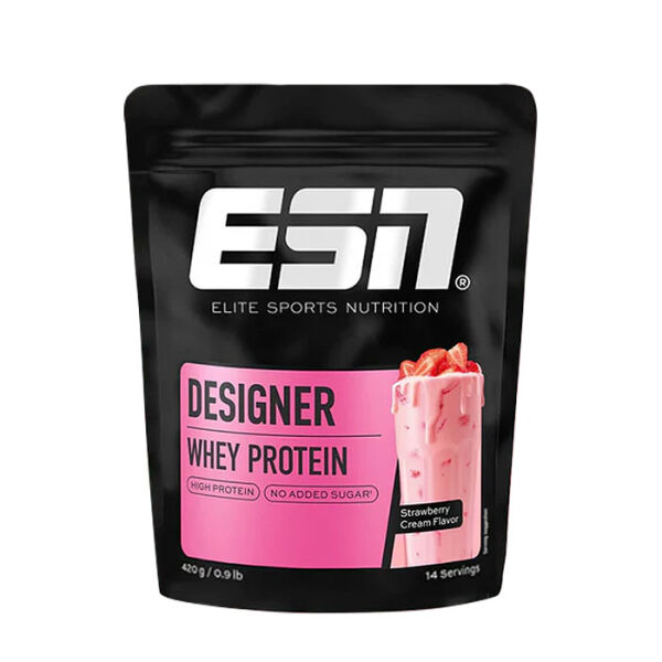 ESN Designer Whey 420 g Beutel Strawberry Cream
