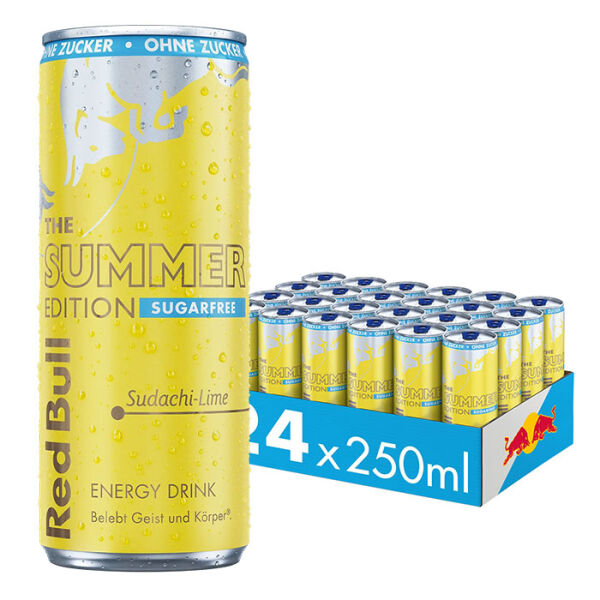 Red Bull Energy Drink zzgl. Pfand SUGARFREE 2026 SUMMER Edition | Sudachi-Lime
