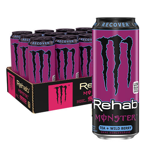 Monster Energy zzgl. Pfand Rehab Wild Berry 0,5 l Dose