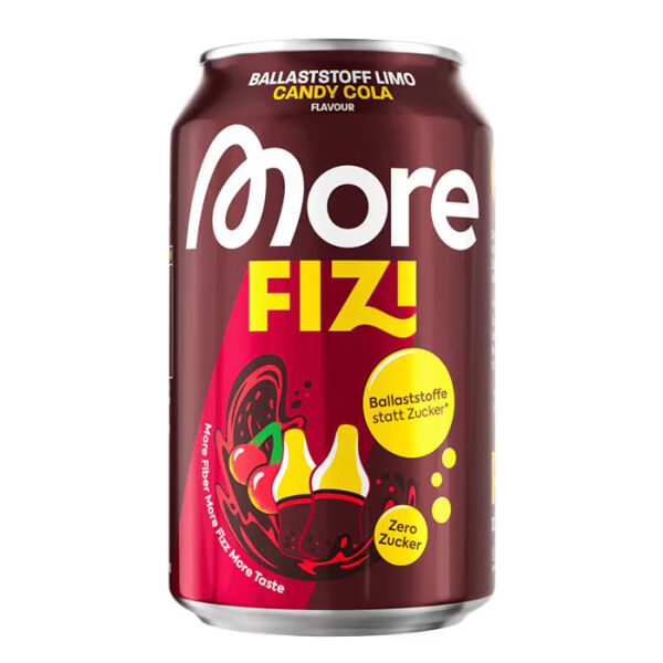 More Nutrition FIZI 330 ml | Limo mit Ballaststoffen zzgl. Pfand Cola