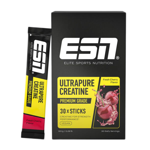 ESN Ultrapure Creatine Sticks 30 Sticks je 4 g Fresh Cherry