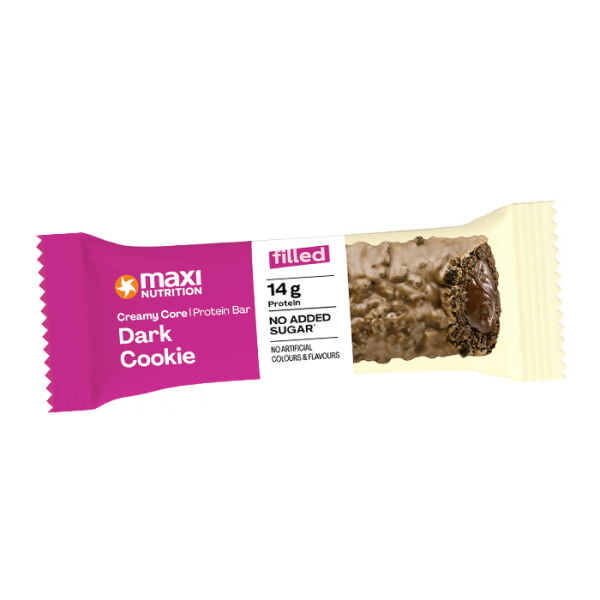 MaxiNutrition Creamy Core 45g Bar Dark Cookie