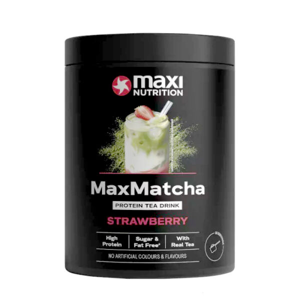 MaxiNutrition MaxMatcha Protein Tea Drink 300 g Strawberry
