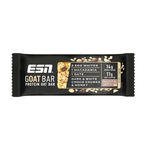 ESN GOAT Oatbar | Protein Haferriegel 55 g Chocolate Macadamia